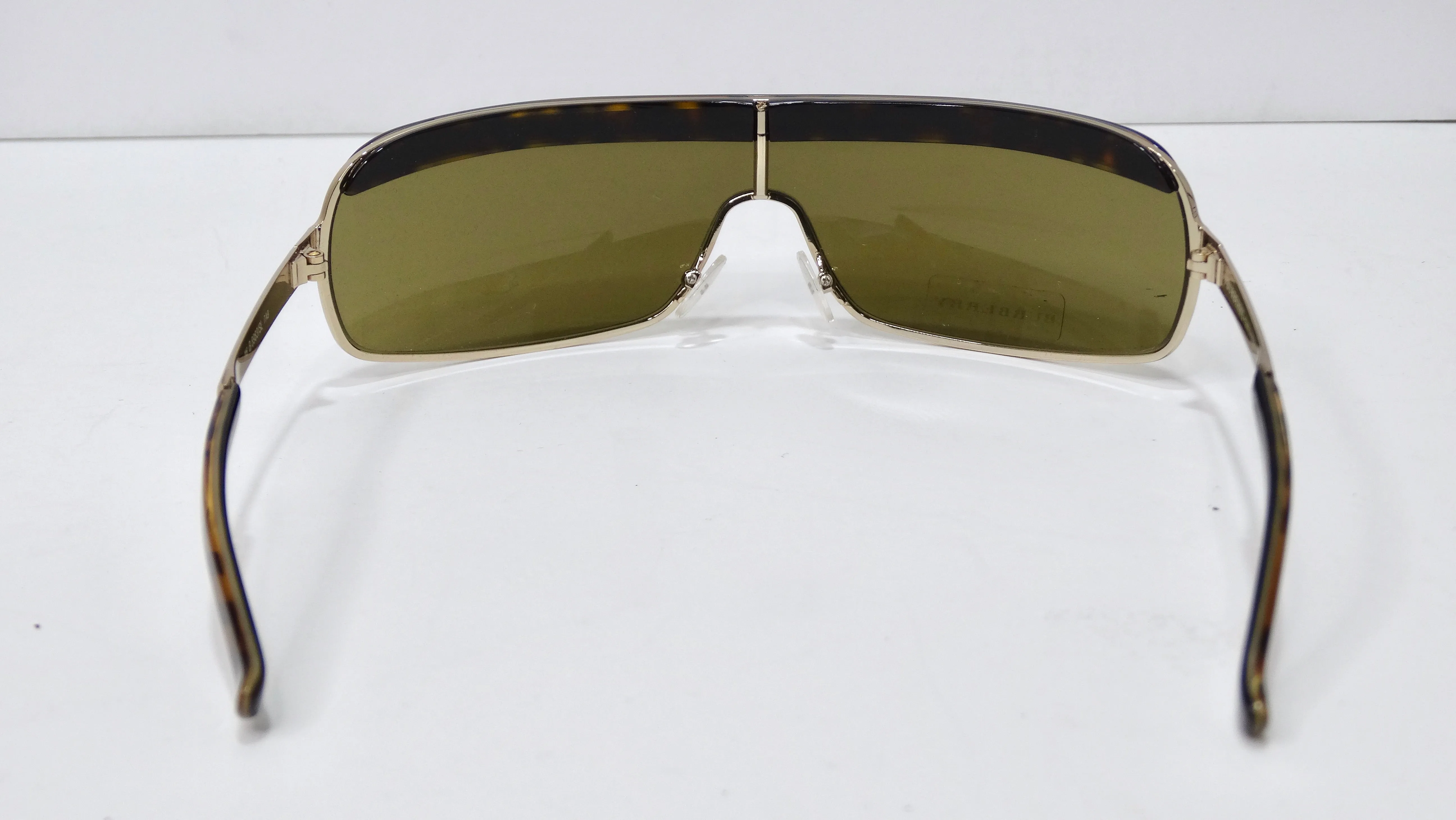 Burberry 1990's Patterned Shield Sunglasses