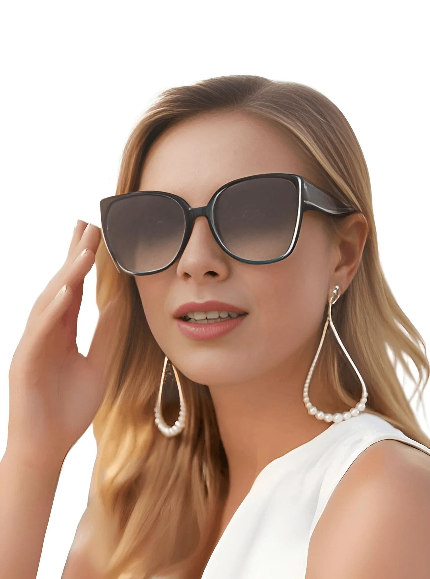 Cat Eye Oversized Sunglasses