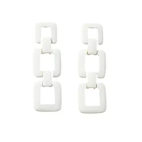 Chic Geometric Alloy Earrings - Retro Fashion Jewelry Collection