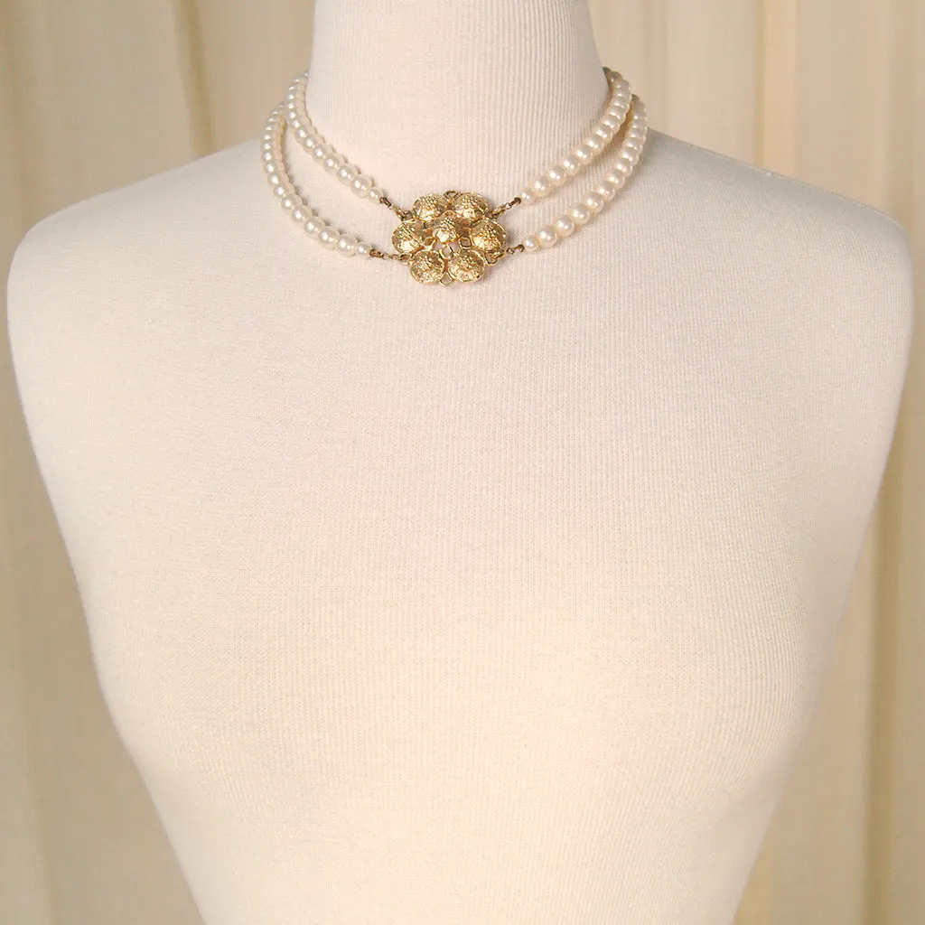 Coventry Pearl Necklaces & Pin