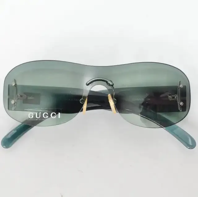 Gucci 1990s Teal Sunglasses