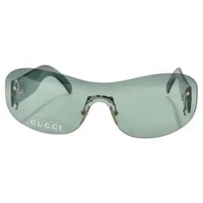 Gucci 1990s Teal Sunglasses