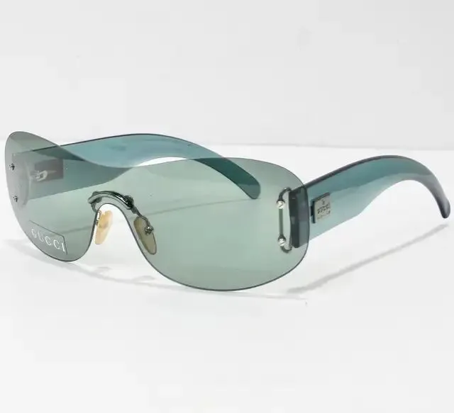 Gucci 1990s Teal Sunglasses