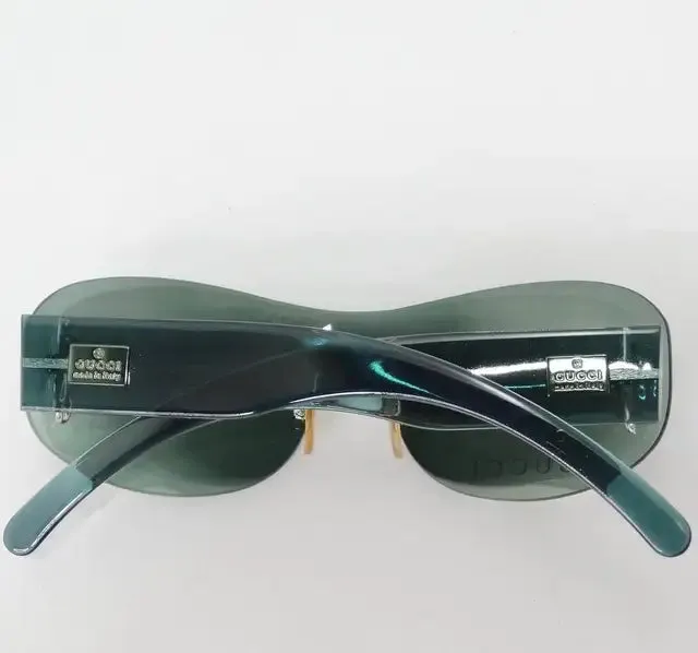 Gucci 1990s Teal Sunglasses