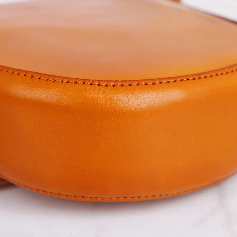 Handmade Vegetable Tanned Leather Phone Bags LC010