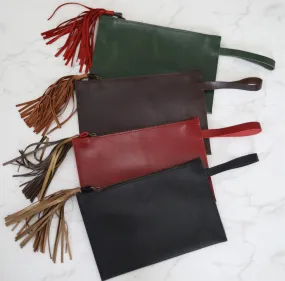 Meron Tassel Wristlet