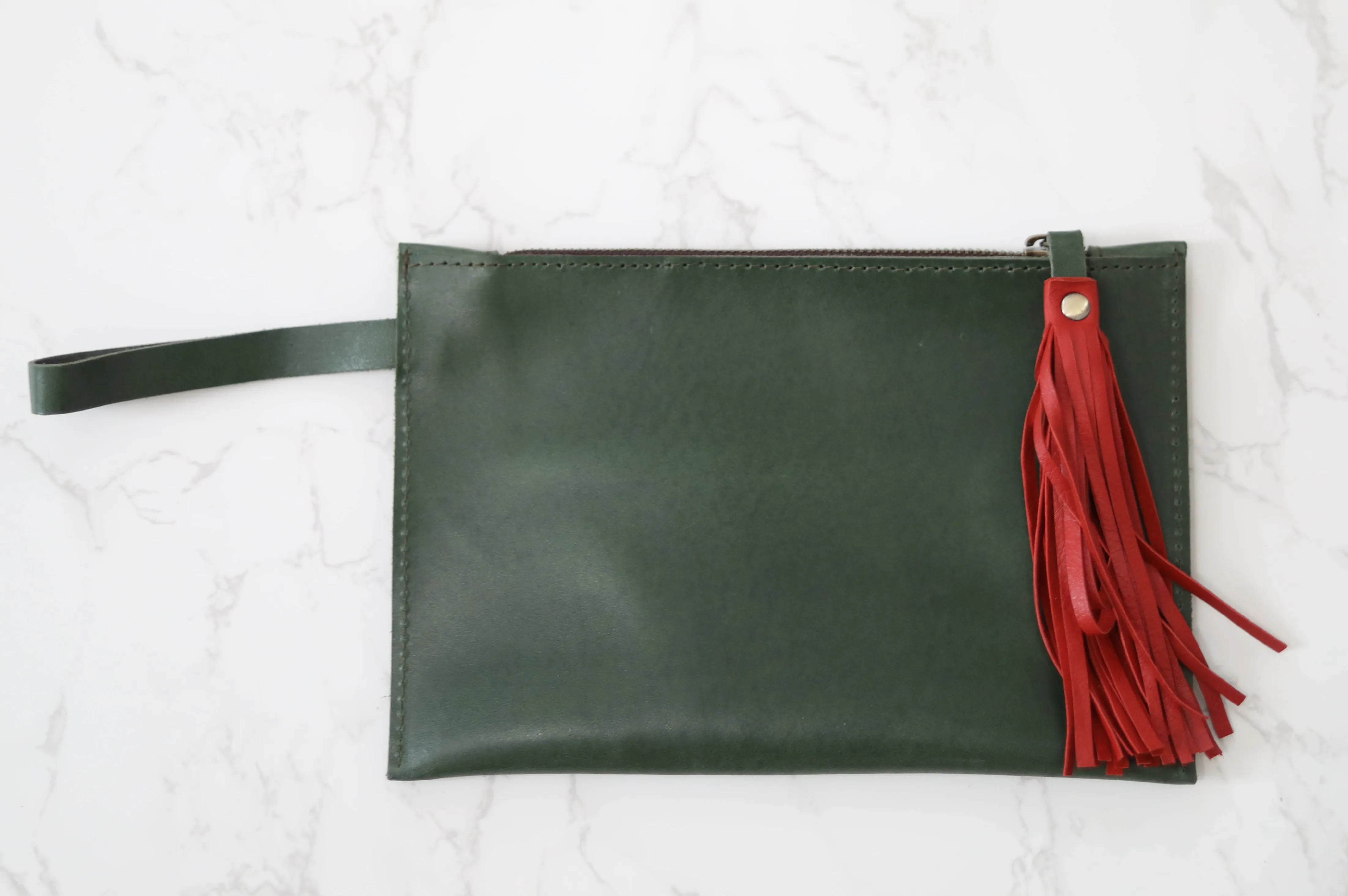 Meron Tassel Wristlet