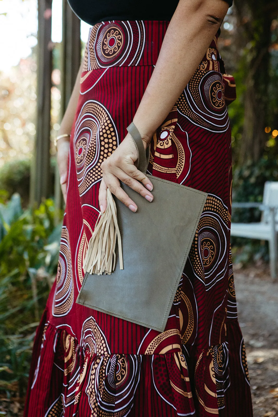 Meron Tassel Wristlet