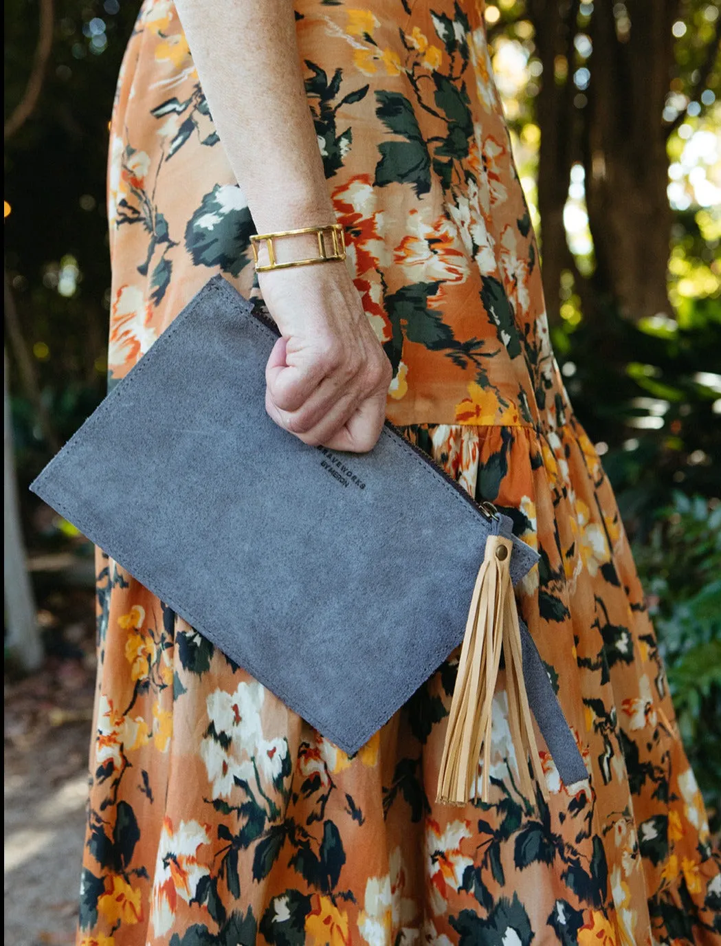 Meron Tassel Wristlet