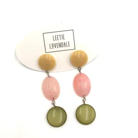 Olive & Roses Retro Statement Earrings