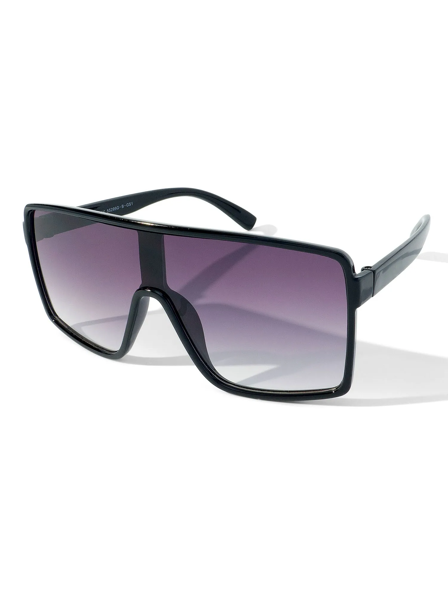 Oversized Flat Top Gradient Sunglasses