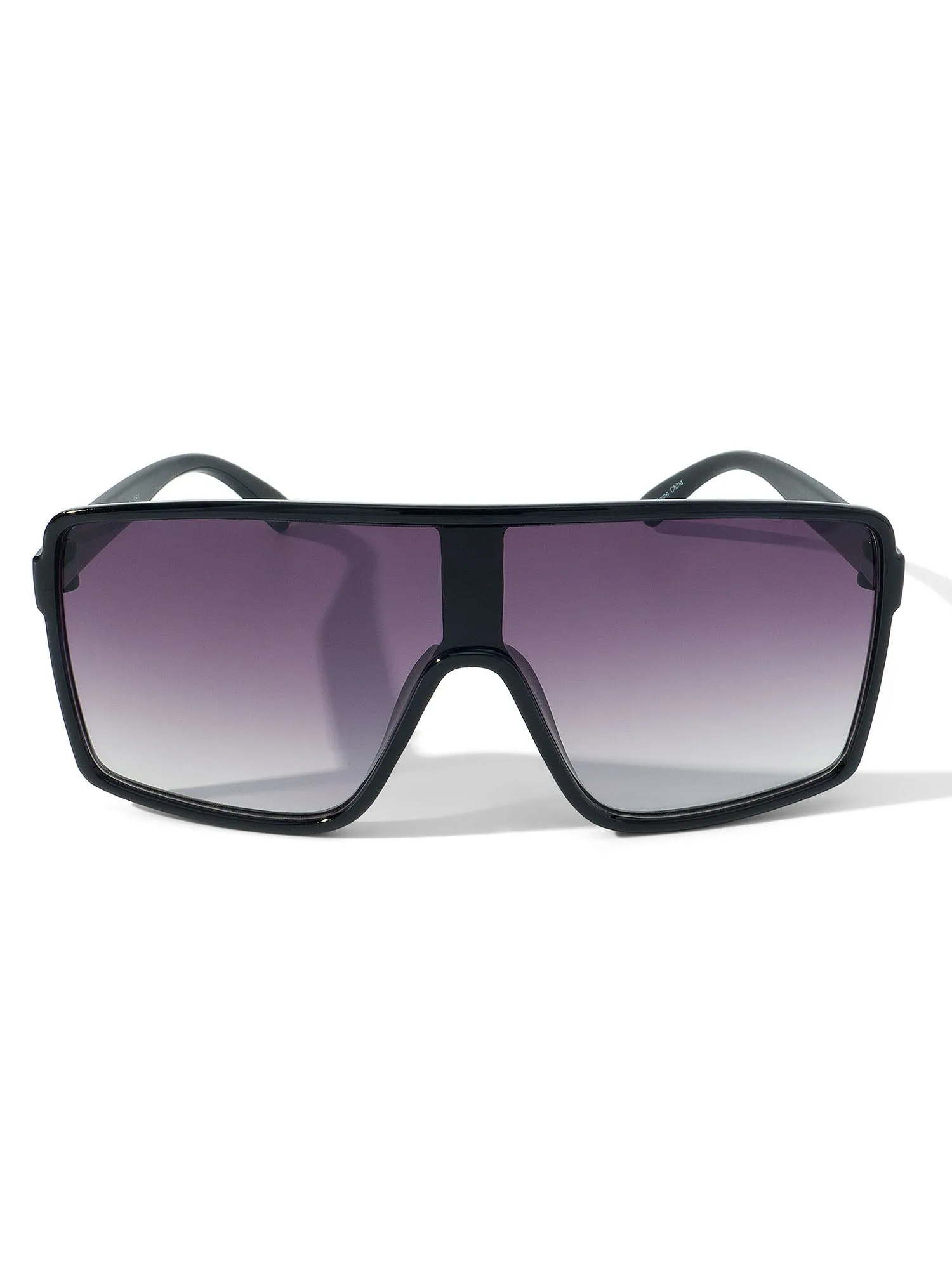 Oversized Flat Top Gradient Sunglasses