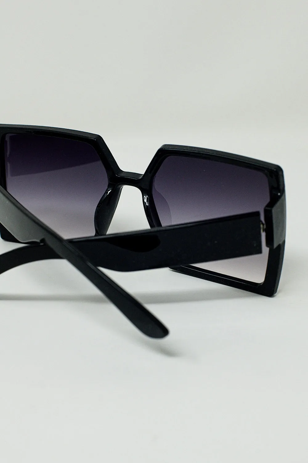 Oversized Square Sunglasses In Black