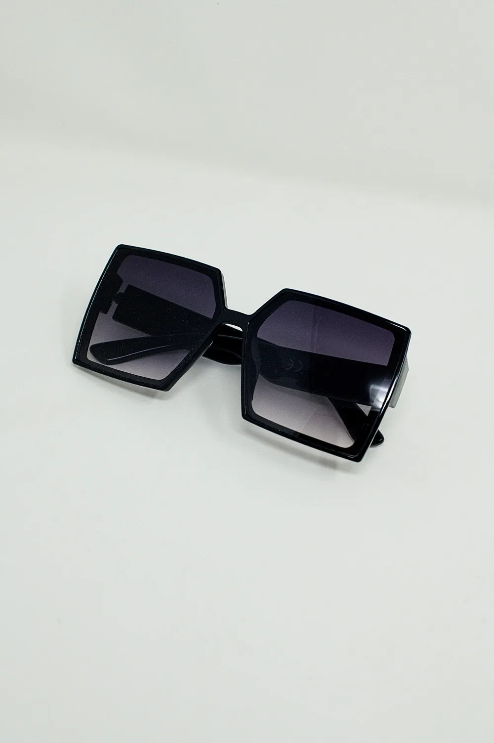 Oversized Square Sunglasses In Black