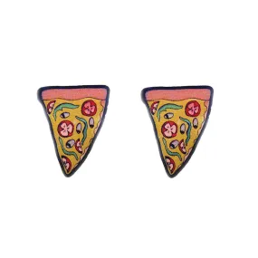 Pizza Stud Earrings