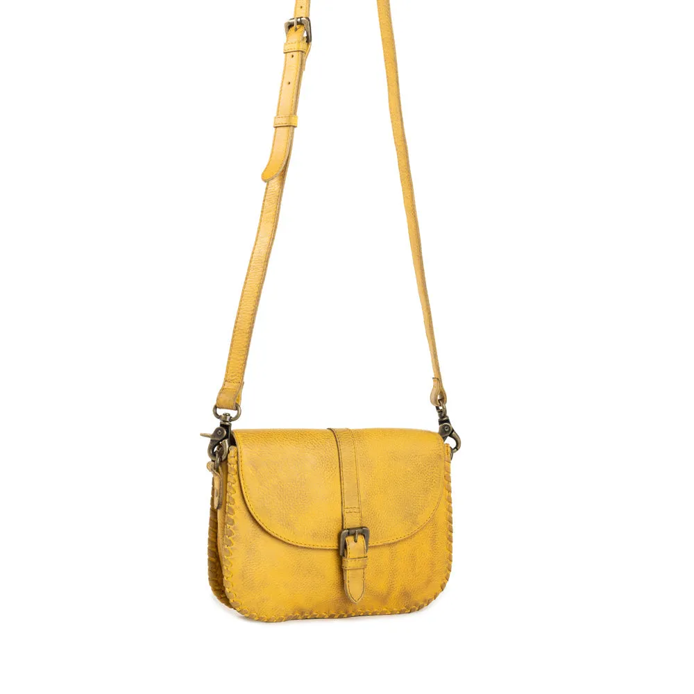 Summerset Vista Leather bag in Sunrise Yellow