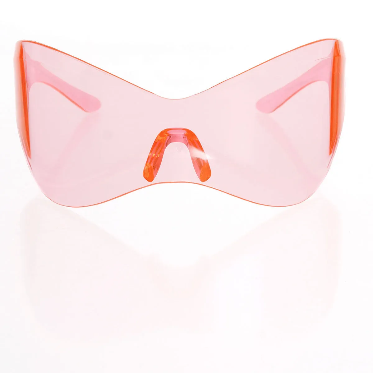 Sunglasses Mask Wrap Pink Eyewear for Women