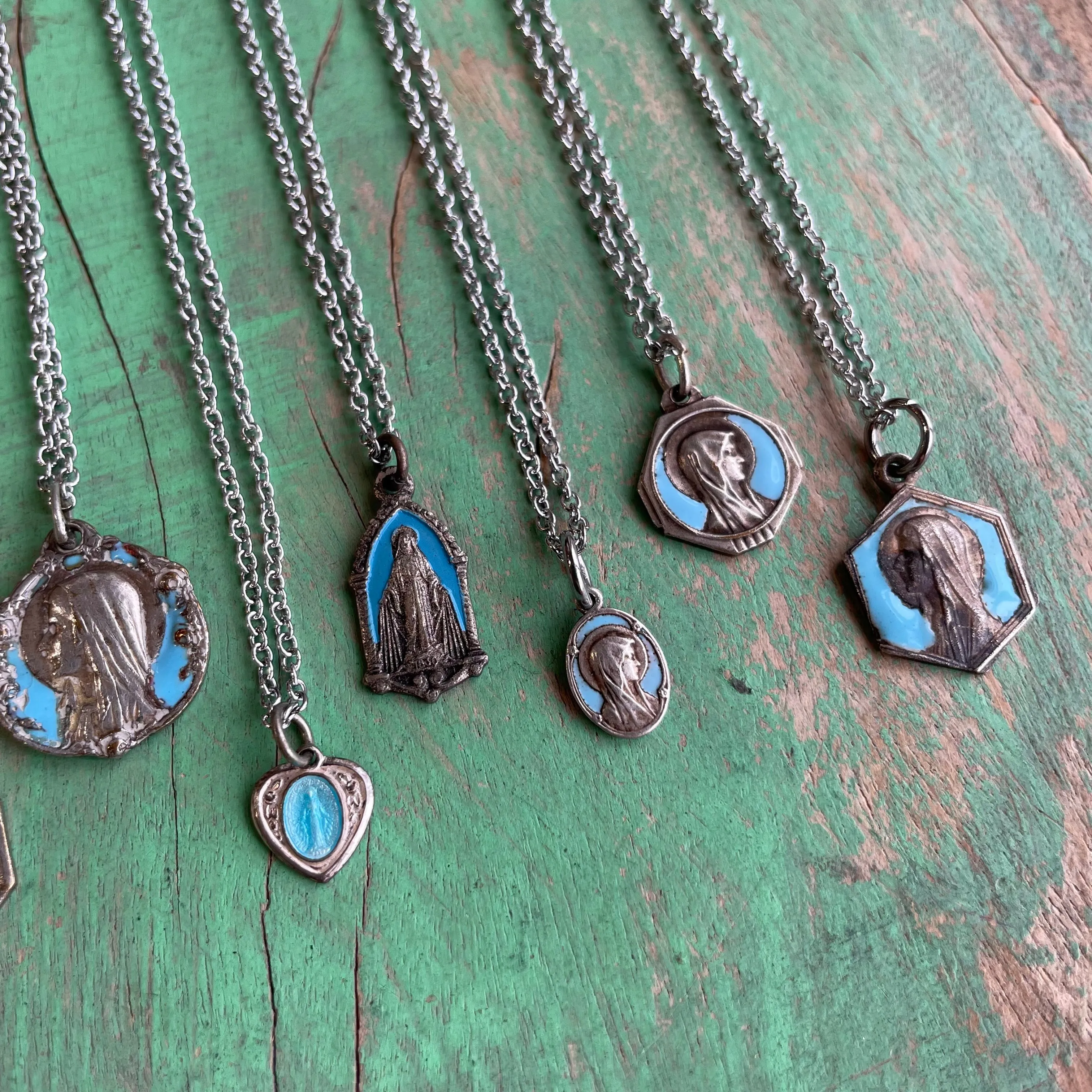 Vintage Medal Necklaces