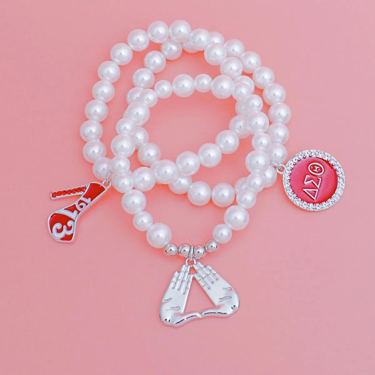 White Pearl DST Charm Trio Set