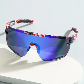 Windproof cycling sports oversized fashionable shade summer cycling travel and play sunglasses