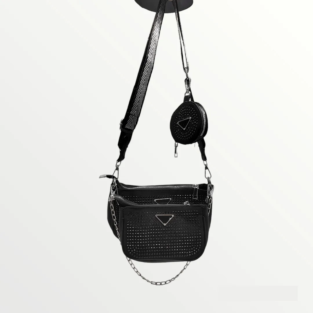 Women Bag -Snake Leather - Black